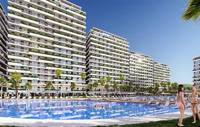 Kıbrıs İskele'nin En Prestijli Projesi F Blokta Satılık 4+1 Penthouse Daireler