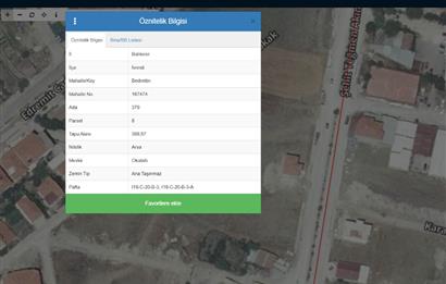 C21 BAL'DAN İVRİNDİ'DE İMARLI SATILIK ARSA