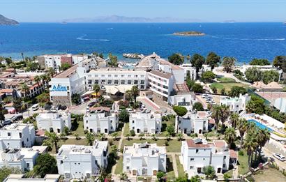 Bodrum Kadıkalesi Sahilinde Özel Kum Plajlı Site İçinde Denize 150m Mesafede Full Eşyalı Kiralık Dubleks Yazlık