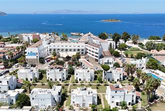 Bodrum Kadıkalesi Sahilinde Özel Kum Plajlı Site İçinde Denize 150m Mesafede Full Eşyalı Kiralık Dubleks Yazlık