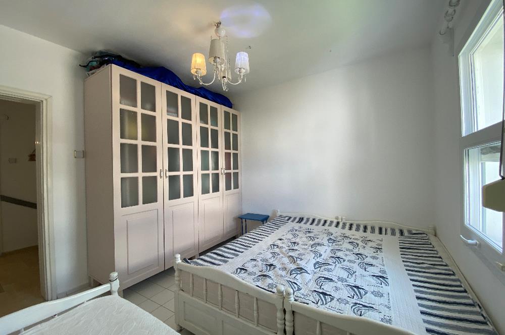 Bodrum Kadıkalesi Sahilinde Özel Kum Plajlı Site İçinde Denize 150m Mesafede Full Eşyalı Kiralık Dubleks Yazlık
