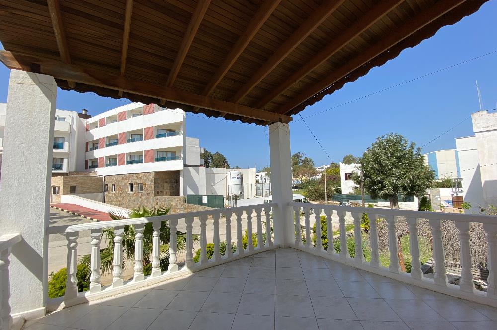 Bodrum Kadıkalesi Sahilinde Özel Kum Plajlı Site İçinde Denize 150m Mesafede Full Eşyalı Kiralık Dubleks Yazlık