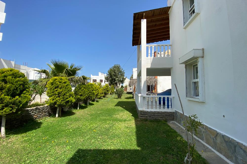 Bodrum Kadıkalesi Sahilinde Özel Kum Plajlı Site İçinde Denize 150m Mesafede Full Eşyalı Kiralık Dubleks Yazlık