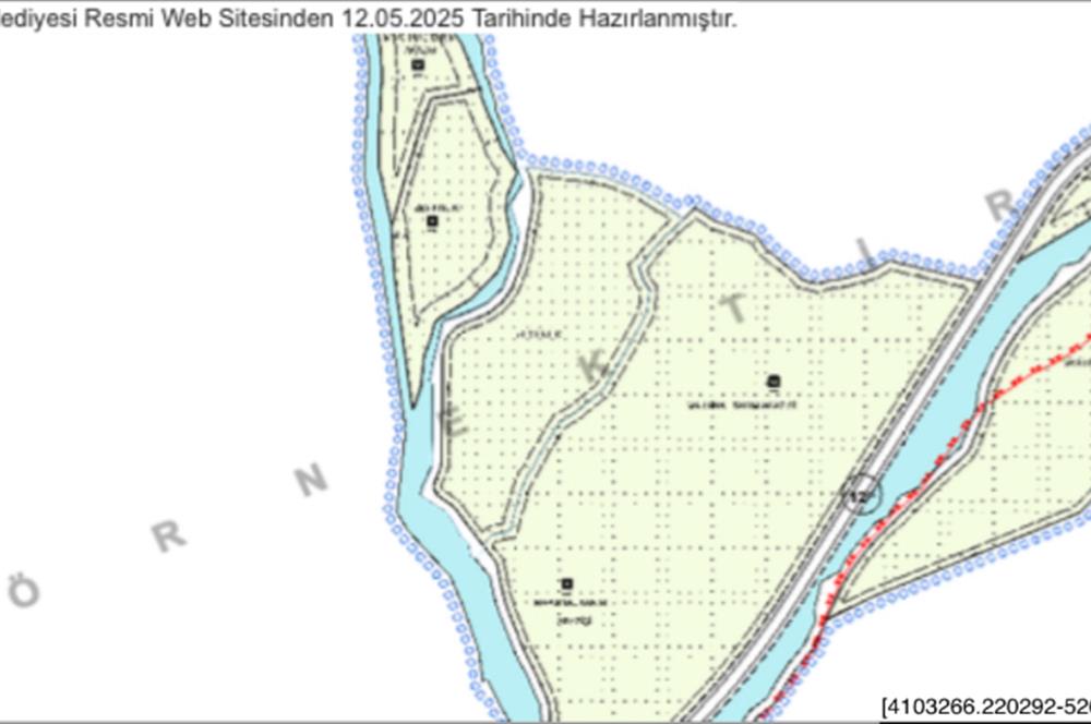 Bodrum Dereköy’de Dere Kenarında Yola Cepheli Müstakil 19.661 m2 Satılık Zeytinlik ~ Modern Çiftlik Yaşamınıza Uygun!