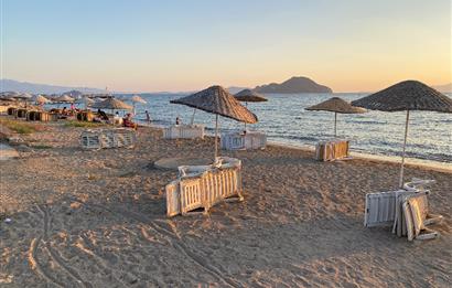 Bodrum Kadıkalesi Sahilinde Özel Kum Plajlı Site İçinde Denize 150m Mesafede Full Eşyalı Kiralık Dubleks Yazlık
