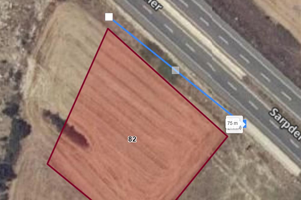İPSALA ORGANİZE SANAYİ YAKINI ANAYOLA CEPHE 3900 M2 SATILIK ARSA