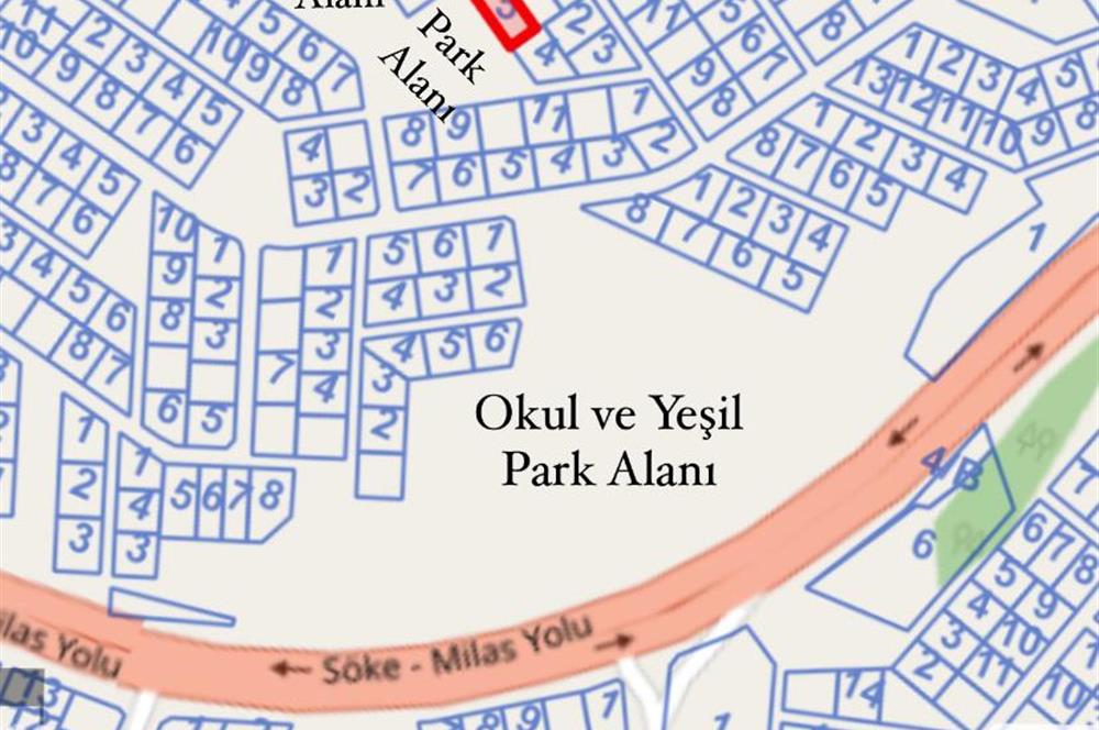 DİDİM AKYENİKÖY'DE BAFA GÖLÜ MANZARALI ACİL SATILIK KÖŞE PARSEL ARSA. KAÇIRILMAZ FIRSAT !!! 