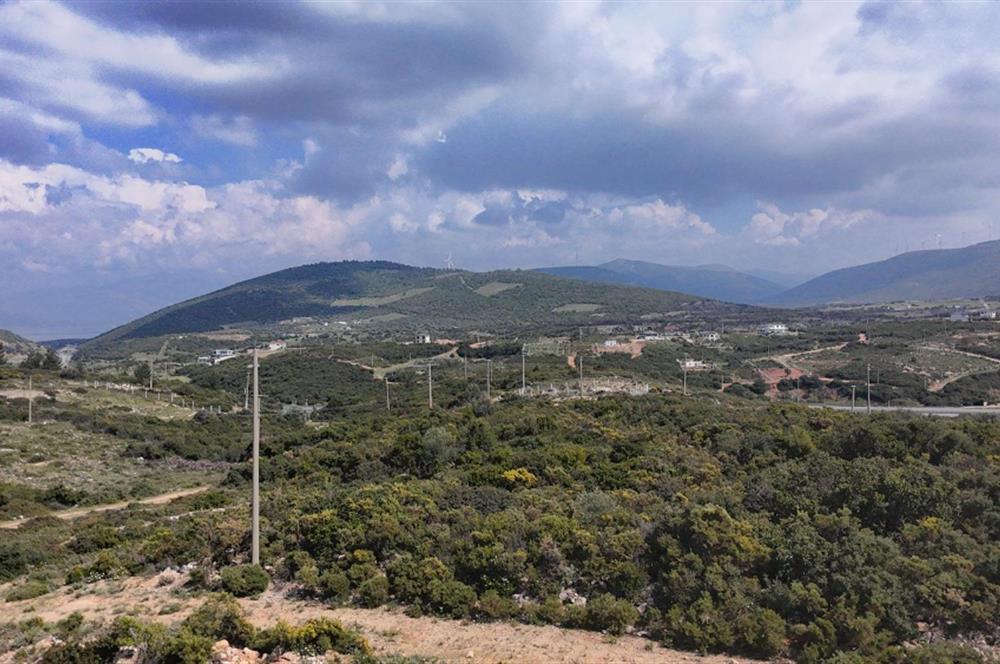 DİDİM AKYENİKÖY'DE BAFA GÖLÜ MANZARALI ACİL SATILIK KÖŞE PARSEL ARSA. KAÇIRILMAZ FIRSAT !!! 