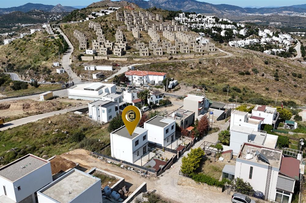 Bodrum Bağla’da Sıfır 3+1 Müstakil Satılık Dubleks