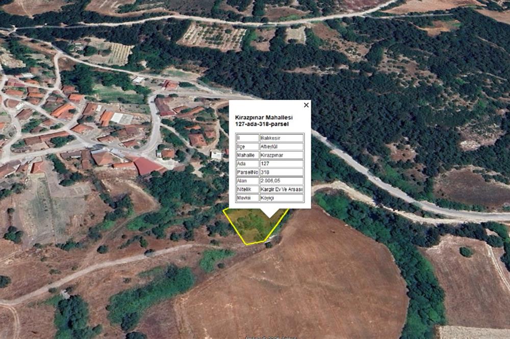 C21 BAL'dan KİRAZPINAR KÖYÜNDE SATILIK 2 DÖNÜM ARSA