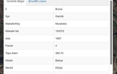 C21 Cius; Muratoba'da 384 m2 Köy İçi İmarlı