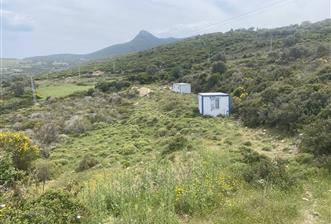 Karaburun da kapanmaz deniz manzaralı Tarla