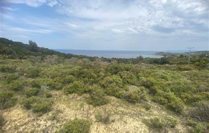 Karaburun da kapanmaz deniz manzaralı Tarla