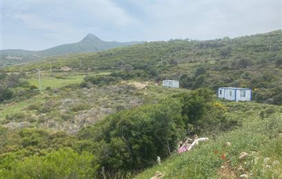 Karaburun da kapanmaz deniz manzaralı Tarla