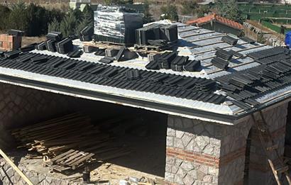 GÖLBAŞI OĞULBEY'DE ÖZEL YAPIM TAŞ EVİ BULUNAN HOBİ BAHÇESİ !!!