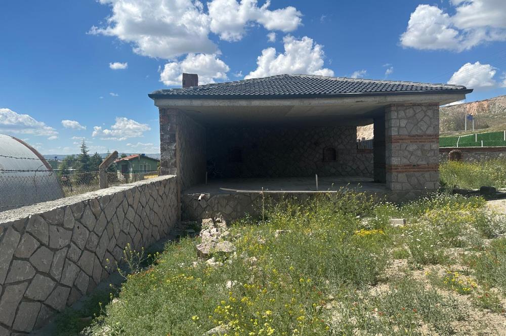 GÖLBAŞI OĞULBEY'DE ÖZEL YAPIM TAŞ EVİ BULUNAN HOBİ BAHÇESİ !!!