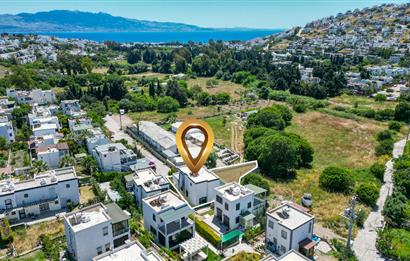 Bodrum Akyarlar Sahiline Yürüme Yakınlığında 450m² Arsa İçinde Özel Havuzlu Tam Müstakil 4+1 Villa