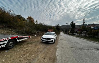 C21 Cius; Umurbey'de Yola Cephe Yatırımlık Satılık Tarla