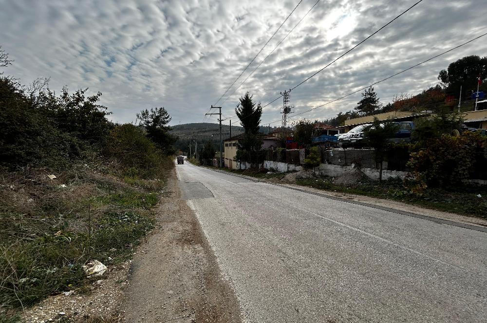 C21 Cius; Umurbey'de Yola Cephe Yatırımlık Satılık Tarla