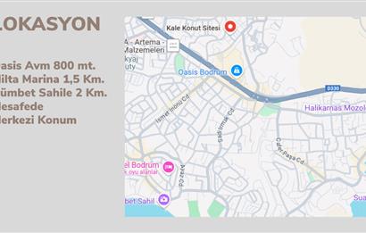 ACİL ! 360° BODRUM KALE & DENİZ MANZARALI GENİŞ DUBLEKS EV