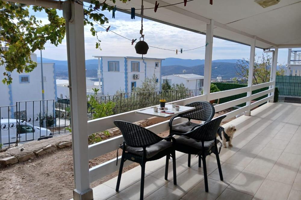 1245346266 Bodrum Adabükü Gümüşkum Sitesinde Göl Manzaralı Müstakil