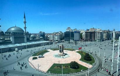 TAKSİM MEYDANINA MANZARALI KİRALIK OFİS
