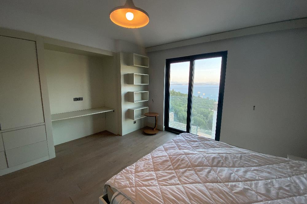 Bodrum Torba’da Kiralık Tüm Katlardan Deniz Manzaralı ve Özel Havuzlu Müstakil 5+1 Lüks Villa