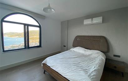 Bodrum Torba’da Kiralık Tüm Katlardan Deniz Manzaralı ve Özel Havuzlu Müstakil 5+1 Lüks Villa