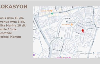 BODRUM KONACIK MERKEZİ KONUMDA ÖZEL OTOPARKLI BAHÇE KATI DAİRE
