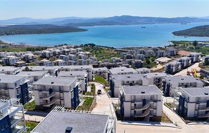 Kıyıkışlacık Iasos Marin Sitesinde Deniz Manzaralı Daire