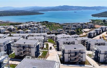 Kıyıkışlacık Iasos Marin Sitesinde Deniz Manzaralı Daire