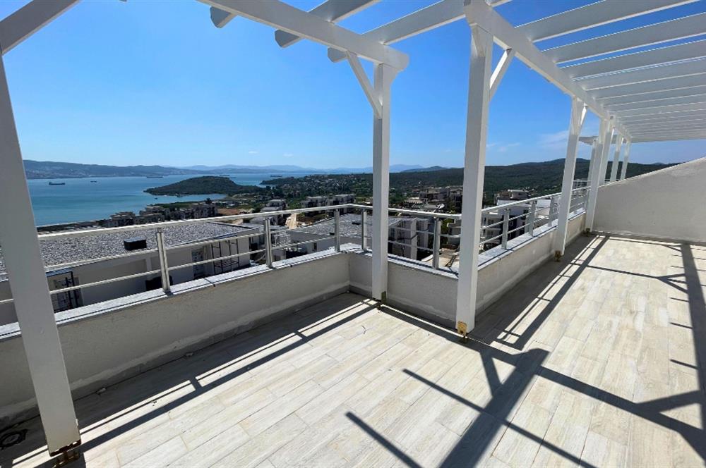 Kıyıkışlacık Iasos Marin Sitesinde Deniz Manzaralı Daire