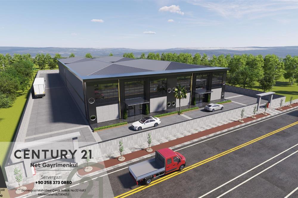 C21 NET'TEN Sanayi Yatırımcılarına Özel! 662 m² Fabrika Holleri