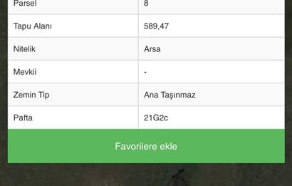 Samsun Atakum Büyükoyumca'da 5 Kat İmarlı 589 m2 Köşe Parsel