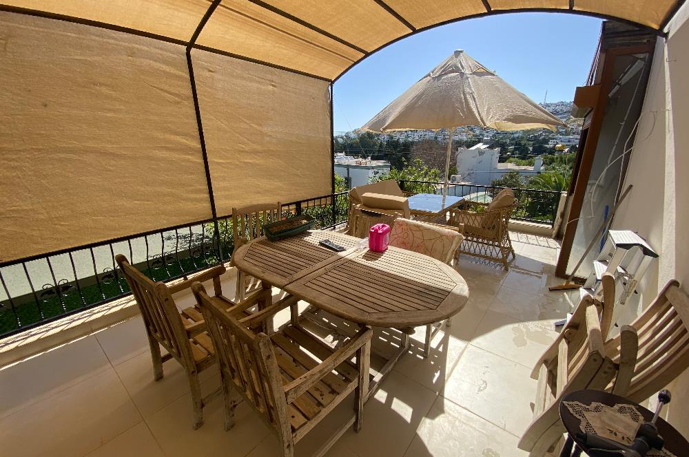 Bodrum Akyarlar Fener Sahiline Yürüme Mesafesinde Havuzlu Site İçinde Kiralık Müstakil Bahçeli Dubleks Yazlık
