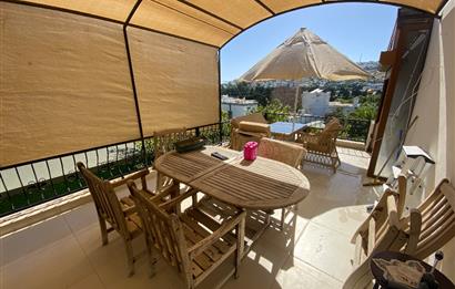 Bodrum Akyarlar Fener Sahiline Yürüme Mesafesinde Havuzlu Site İçinde Kiralık Müstakil Bahçeli Dubleks Yazlık