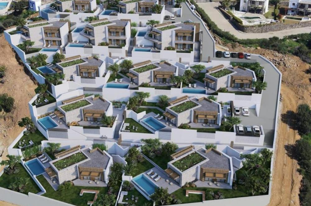 Yalıkavak Geriş Mevkii Deniz Manzaralı Satılık 3+1 Havuzlu Villa