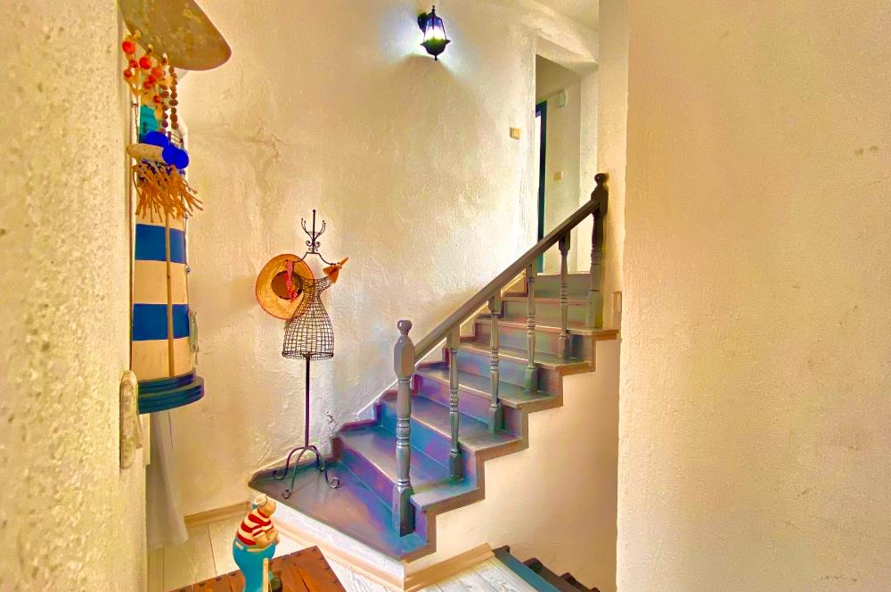 Bodrum Gümüşlük Plajlı Gümsan Sitesinde Satılık İliz Dubleks