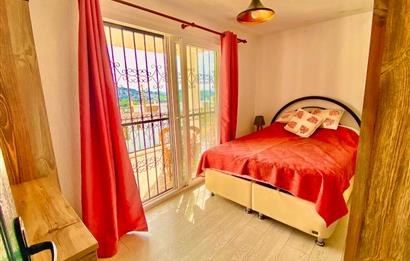 Bodrum Gümüşlük Plajlı Gümsan Sitesinde Satılık İliz Dubleks