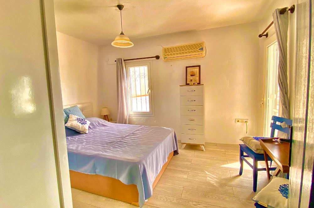 Bodrum Gümüşlük Plajlı Gümsan Sitesinde Satılık İliz Dubleks
