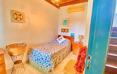 Bodrum Gümüşlük Plajlı Gümsan Sitesinde Satılık İliz Dubleks
