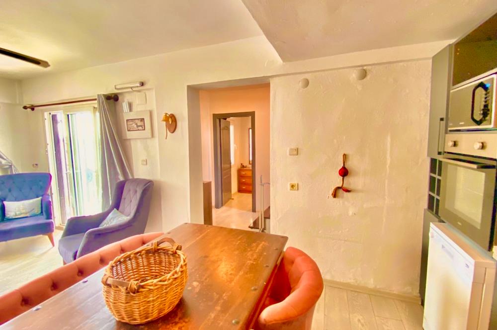 Bodrum Gümüşlük Plajlı Gümsan Sitesinde Satılık İliz Dubleks
