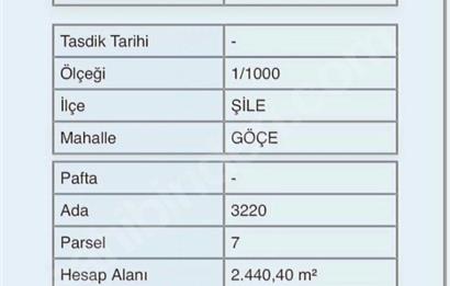 Şile/kalem villa imarlı arsa