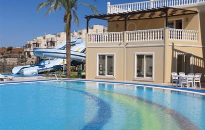 Bodrum Adabükü Turkuaz Sitesinde Eşyalı 2+1 Bahçe Katı Daire