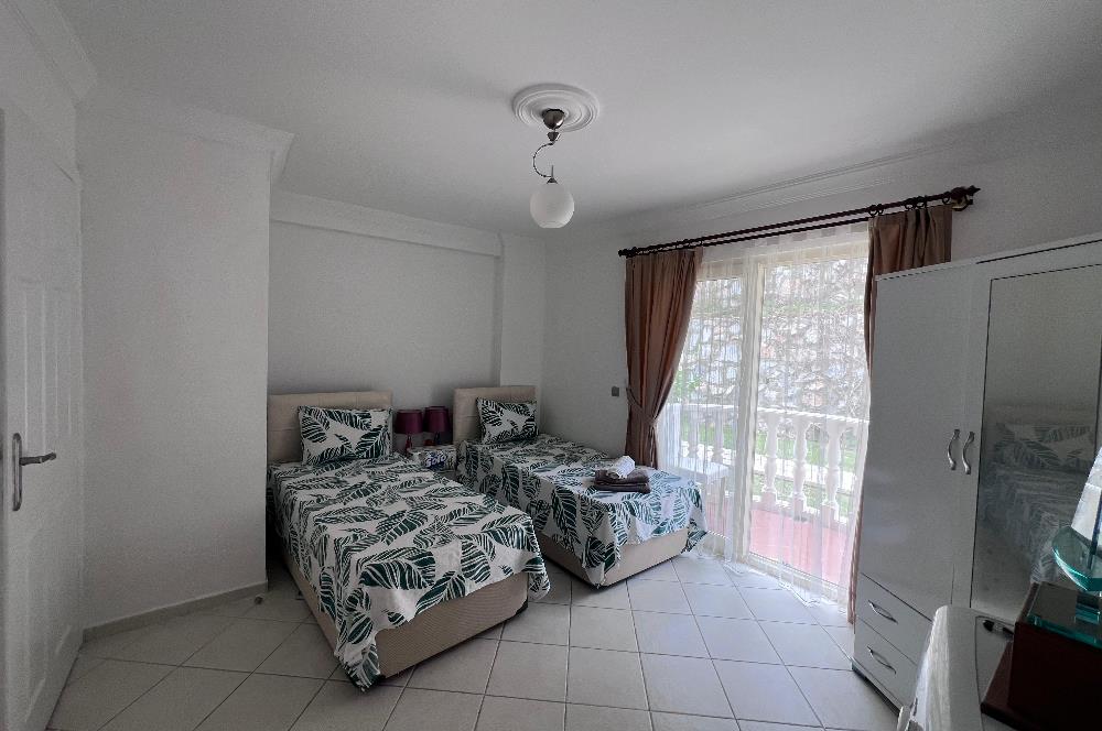 Bodrum Adabükü Turkuaz Sitesinde Eşyalı 2+1 Bahçe Katı Daire
