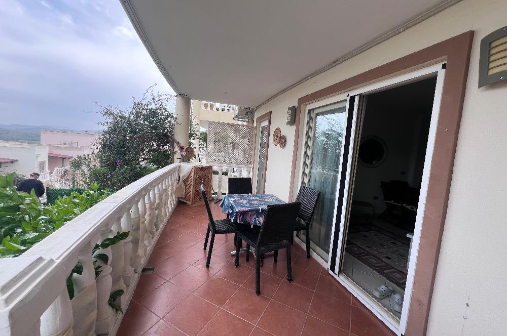 Bodrum Adabükü Turkuaz Sitesinde Eşyalı 2+1 Bahçe Katı Daire