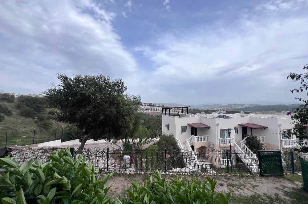 Bodrum Adabükü Turkuaz Sitesinde Eşyalı 2+1 Bahçe Katı Daire