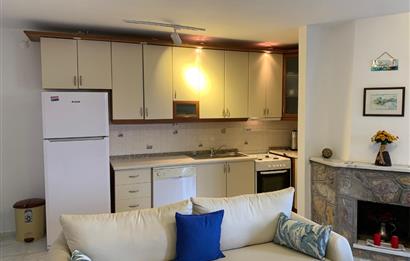 DATÇA MERKEZDE PANORAMİK DENİZ MANZARALI FULL EŞYALI KİRALIK2+1