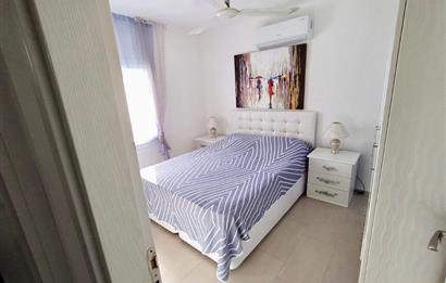 DATÇA MERKEZDE PANORAMİK DENİZ MANZARALI FULL EŞYALI KİRALIK2+1
