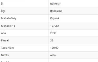 C21'den Kayacık'da Satılık Arsa